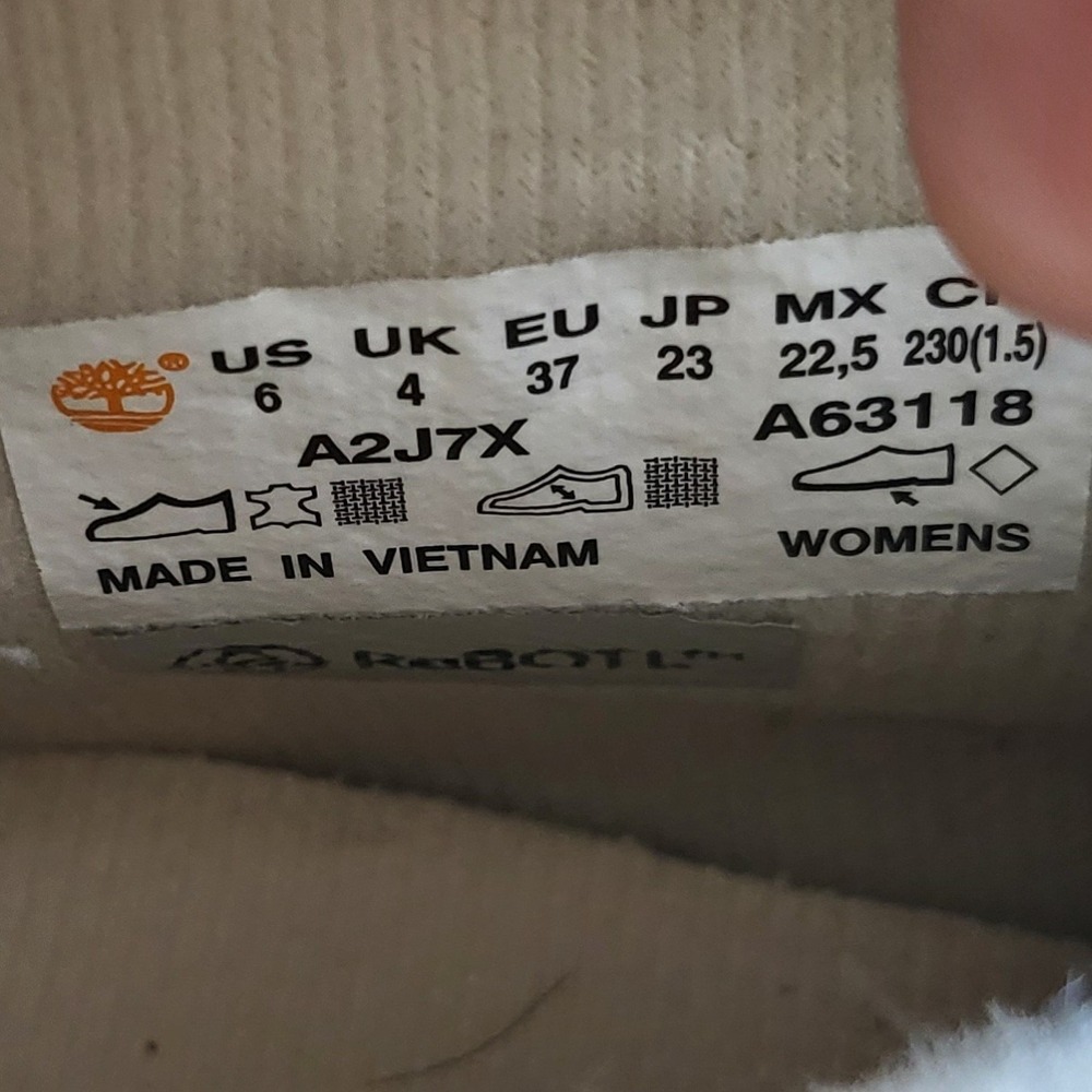 Timberland Women's Skyla Bay A2J7X Grey Faux Fur Fold Down Sneaker Boots Size‎ 6 - Picture 8 of 12